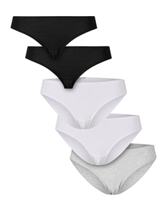 Трусики, цвет Light grey/Black/White Urban classics