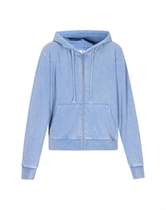 Толстовка с капюшоном на молнии Fashion Look, светло-синий Izia