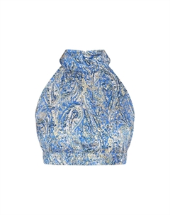 Топ Boho, цвет Blue/Night blue Izia