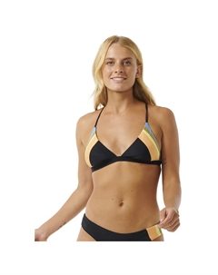 Топ бикини Tide Revival Crossback Triangle, черный Rip curl