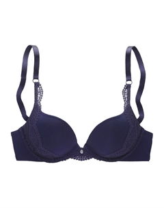 Бюстгальтер пуш-ап, темно-синий S.oliver