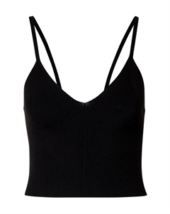 Вязаный топ Keira, черный Edited