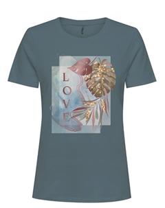 Рубашка ONLKITA, цвет Opal/Pastel blue Only