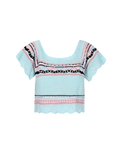 Свитер Boho, аква Izia