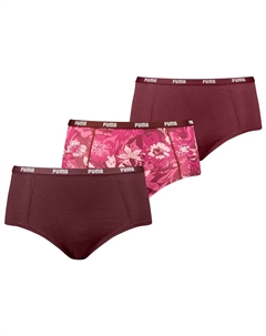 Трусы 3 шт 701234182 Mini Short, красный Puma