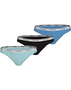 Трусы 3 шт 000QD5207E, синий Calvin klein