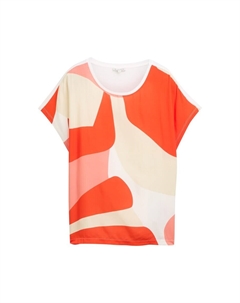 Рубашка, цвет Orange red Tom tailor