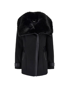 Зимнее пальто, черный Guess