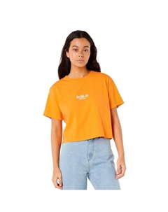 Футболка с коротким рукавом Tokens Crop, оранжевый Rip curl