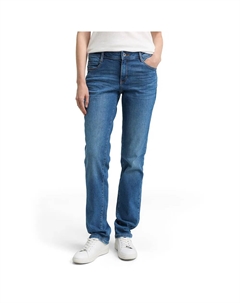 Брюки 1047849 Straight, синий Tom tailor