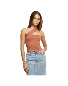 Футболка без рукавов One Strap, оранжевый Urban classics