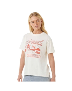 Футболка с коротким рукавом Surf Supply Relaxed, белый Rip curl