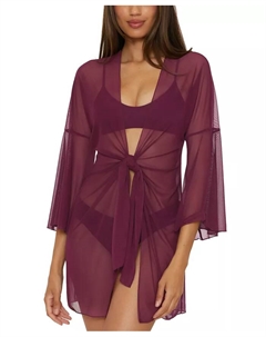 Женская туника-накидка Muse Mesh с запахом, фиолетовый Becca