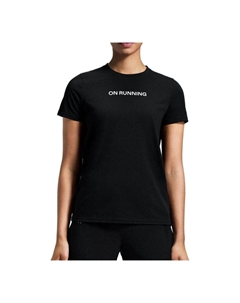 Футболка (WMNS) Run-T T-Shirt 'Black', черный On running