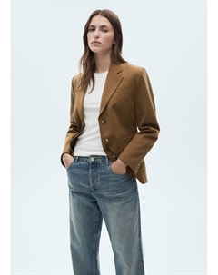 Блейзер WENDY, коричневый Mango