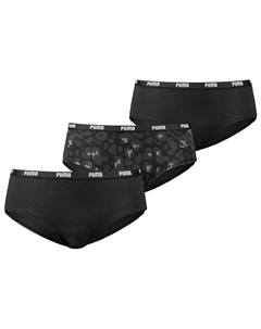 Трусы 3 шт 701236777 Hipster, черный Puma