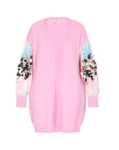 Вязаный кардиган, цвет Rose/Dusky pink Izia