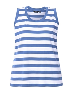 Топ, синий Ulla popken