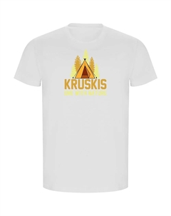 Футболка с коротким рукавом One With Nature ECO, белый Kruskis