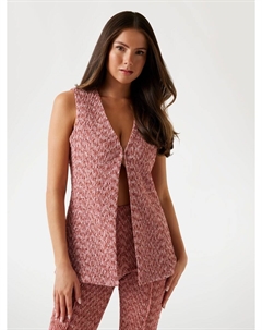 Вязаный жилет, цвет Raspberry/Rose Guess
