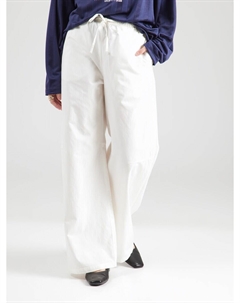 Широкие брюки Vitani, белый Weekday