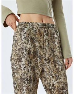 Зауженные брюки, зеленый Koton