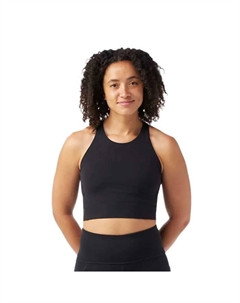 Спортивный бюстгальтер Active Crop sports bra, черный Smartwool