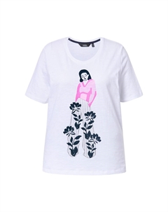 Рубашка, белый Ulla popken