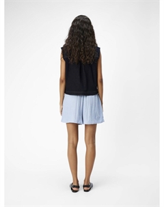 Обычные брюки OBJFeodora, светло-синий Object