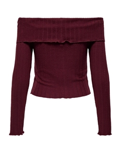 Рубашка ONLANNA, бордовый Only