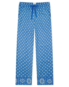 Пижамные штаны Mix & Relax, аква Schiesser