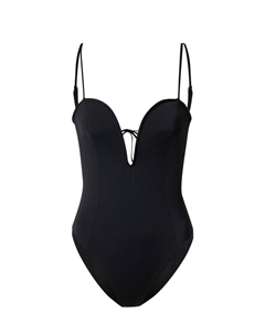 Купальник-бралетт, черный Edited