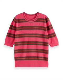 Свитер U9A00668T short sleeve, розовый Scotch&soda