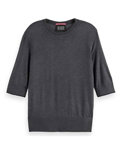 Свитер 178214 short sleeve, серый Scotch&soda