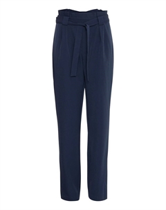 Обычные брюки со складками спереди Caisy, ночной синий Ichi