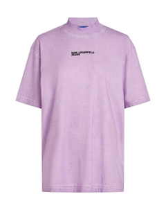 Рубашка оверсайз, фиолетовый Karl lagerfeld jeans