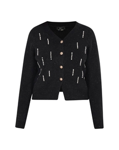 Вязаный кардиган, черный Faina