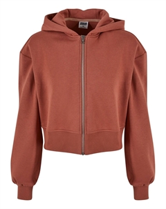 Толстовка с капюшоном на молнии, цвет Pastel red Urban classics