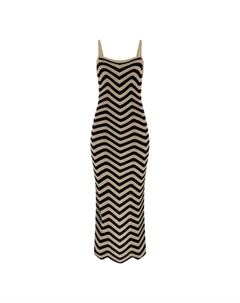 Вязаное платье Chevron, черный Guess