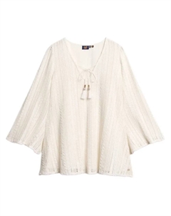 Платье Ibiza Lace short, белый Superdry