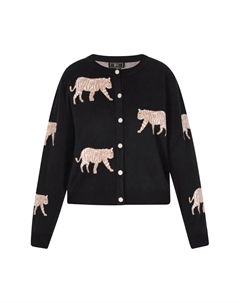 Вязаный кардиган, черный Faina