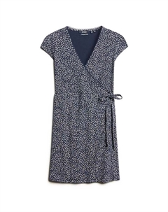 Платье Athletic Essential Wrap, синий Superdry