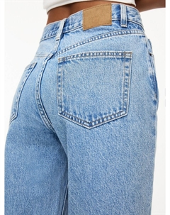 Джинсы свободного кроя, синий деним Pull & bear