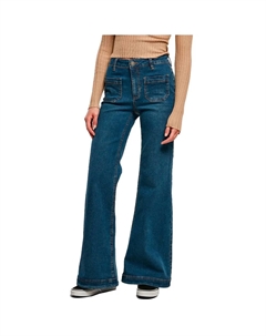 Джинсы Vintage Flared, синий Urban classics