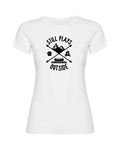 Футболка с коротким рукавом Still Plays Outside, белый Kruskis