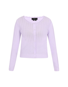 Вязаный кардиган, лавандовый Faina