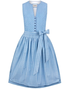 Широкая юбка в сборку Fina, цвет Neon blue Stockerpoint