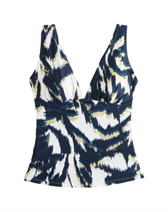 Треугольный топ танкини, цвет marine blue/Dark blue Next