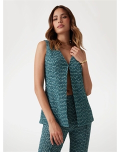 Вязаный жилет, цвет Cyan blue Guess