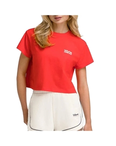 Футболка с коротким рукавом Harper Crop, красный Wilson